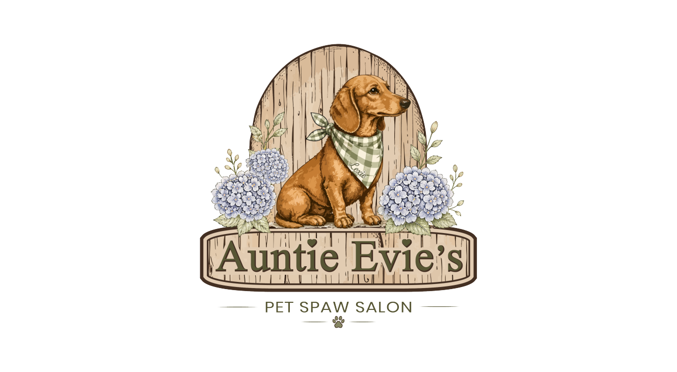 Auntie Evie's Pet Spaw logo